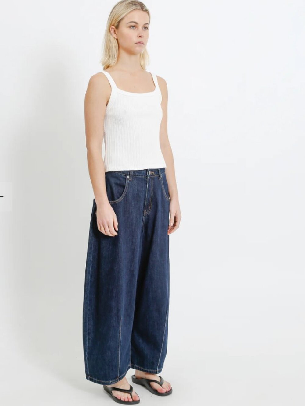 ALPHA60 ELLIE JEAN (Navy, S Regular)